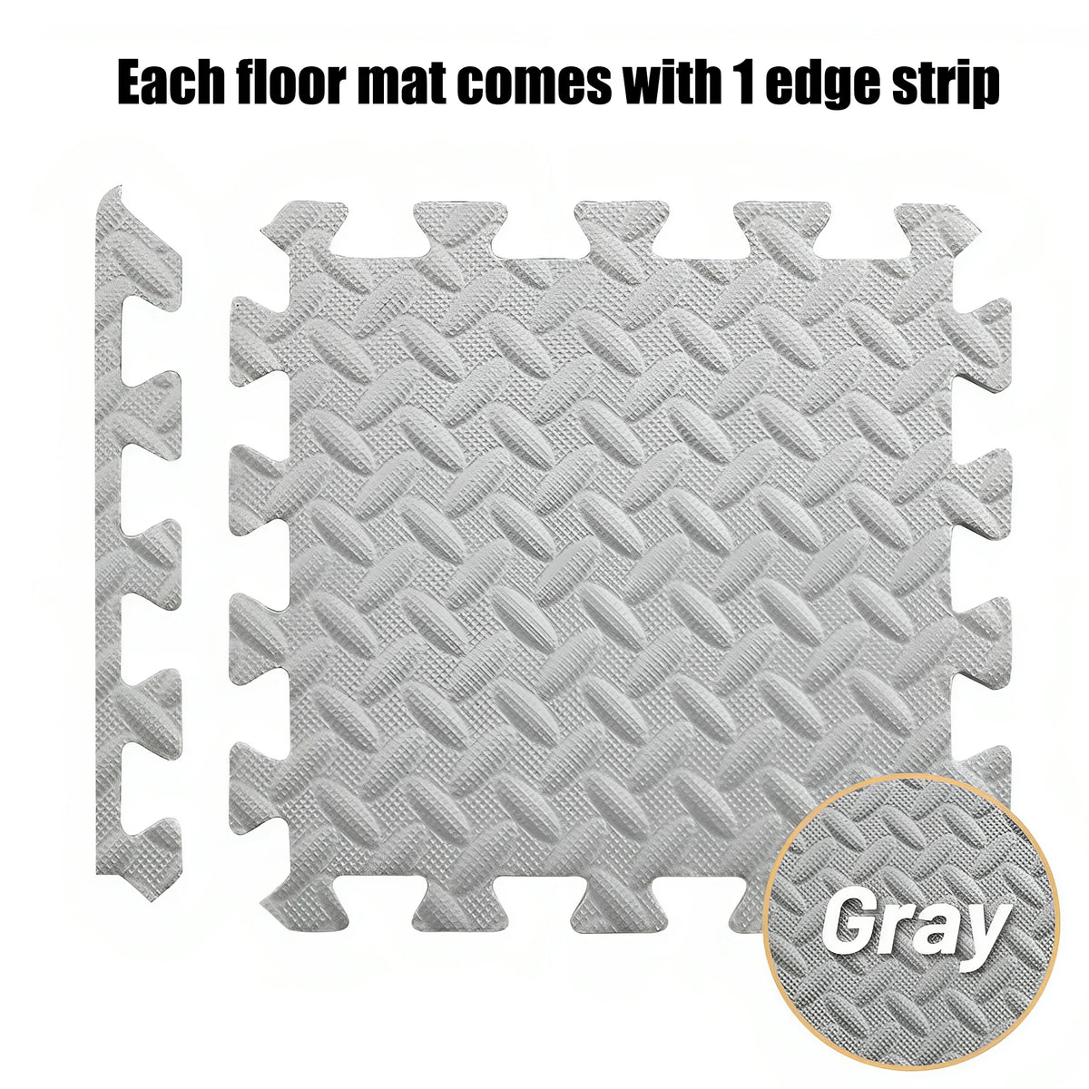 Interlocking EVA Foam Fitness Mats for Gym and Play Areas