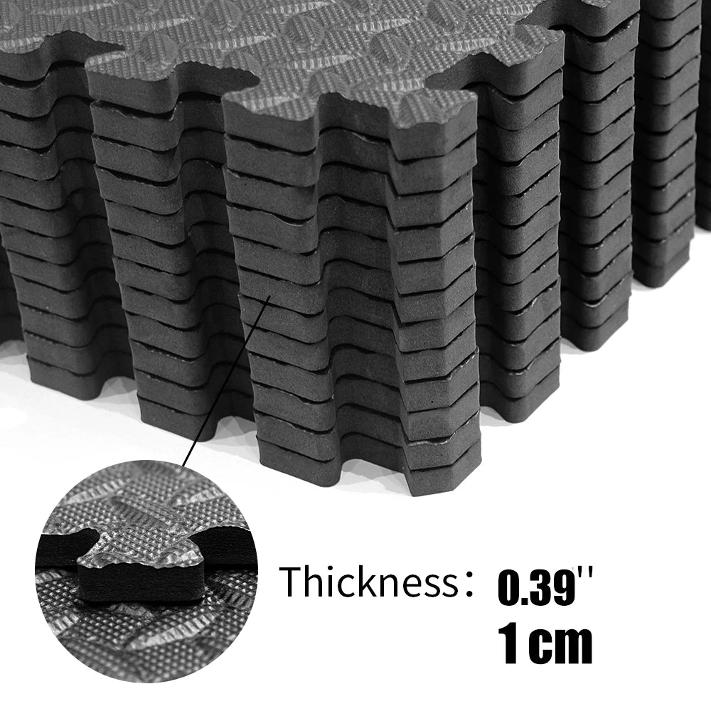 Interlocking EVA Foam Fitness Mats for Gym and Play Areas